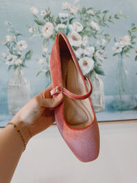 Velvet Ballet Flats in Mauve - Blackbird Boutique