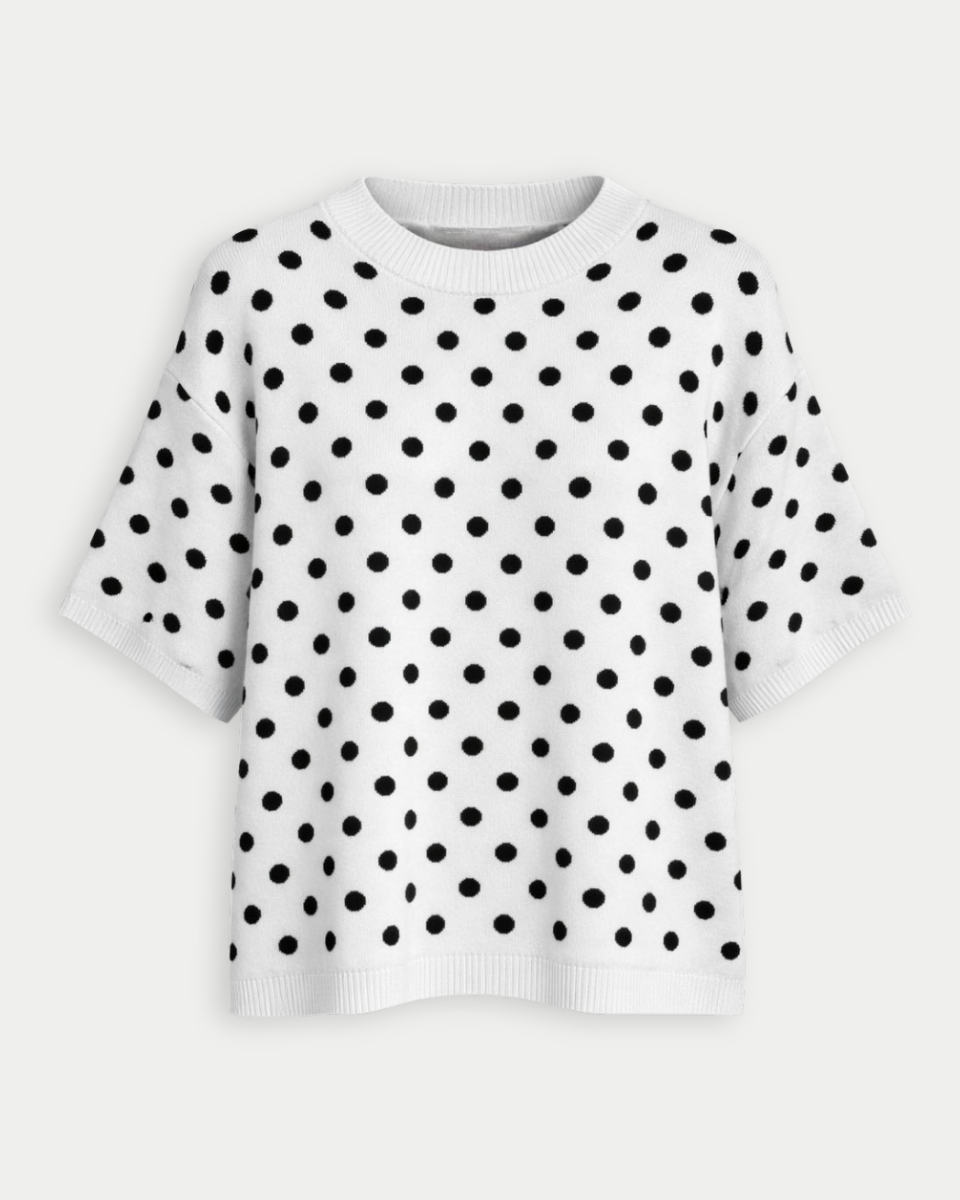 Penny Dot Knit Top