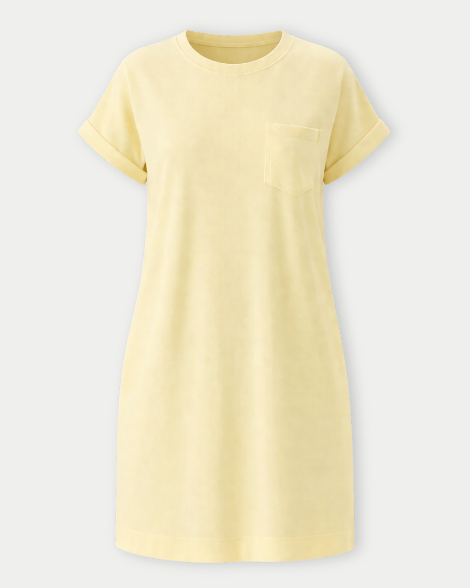 Stephanie Round Neck T-Shirt Mini Dress - Blackbird Boutique