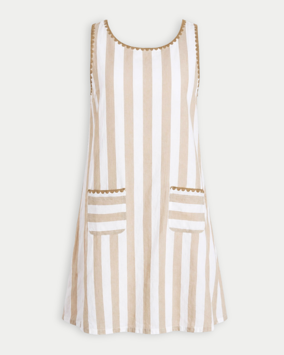 Sabrina Striped Mini Dress - Blackbird Boutique