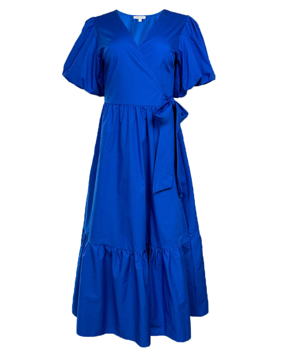 Royal Blue Wrap Maxi Dress - Blackbird Boutique