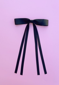 Satin Ribbon Hair Bow Clip