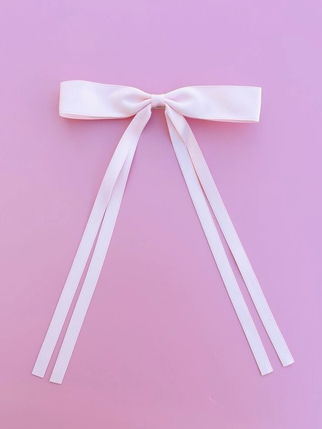 Satin Ribbon Hair Bow Clip