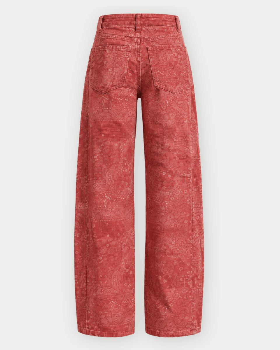 Sundance Paisley Denim Pants