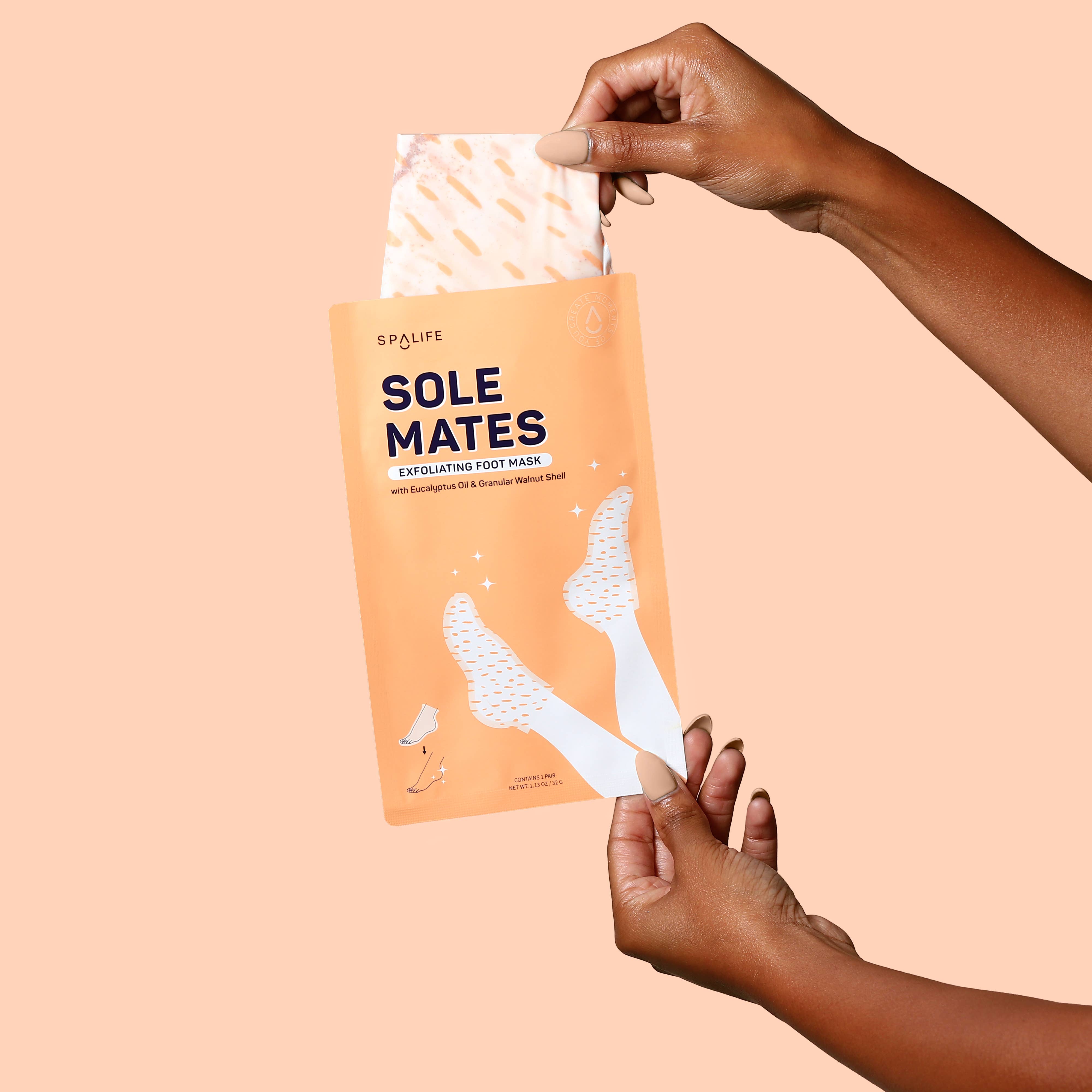 Sole Mates Exfoliating Foot Mask - 3 Pairs - Blackbird Boutique