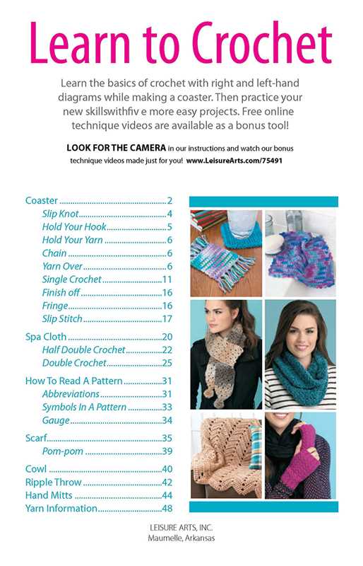 Learn to Crochet—Instructions for Lefties, Too!; Eye-Catching Beginner Projects; Bonus Online Video Support by Amy Hautman - Blackbird Boutique