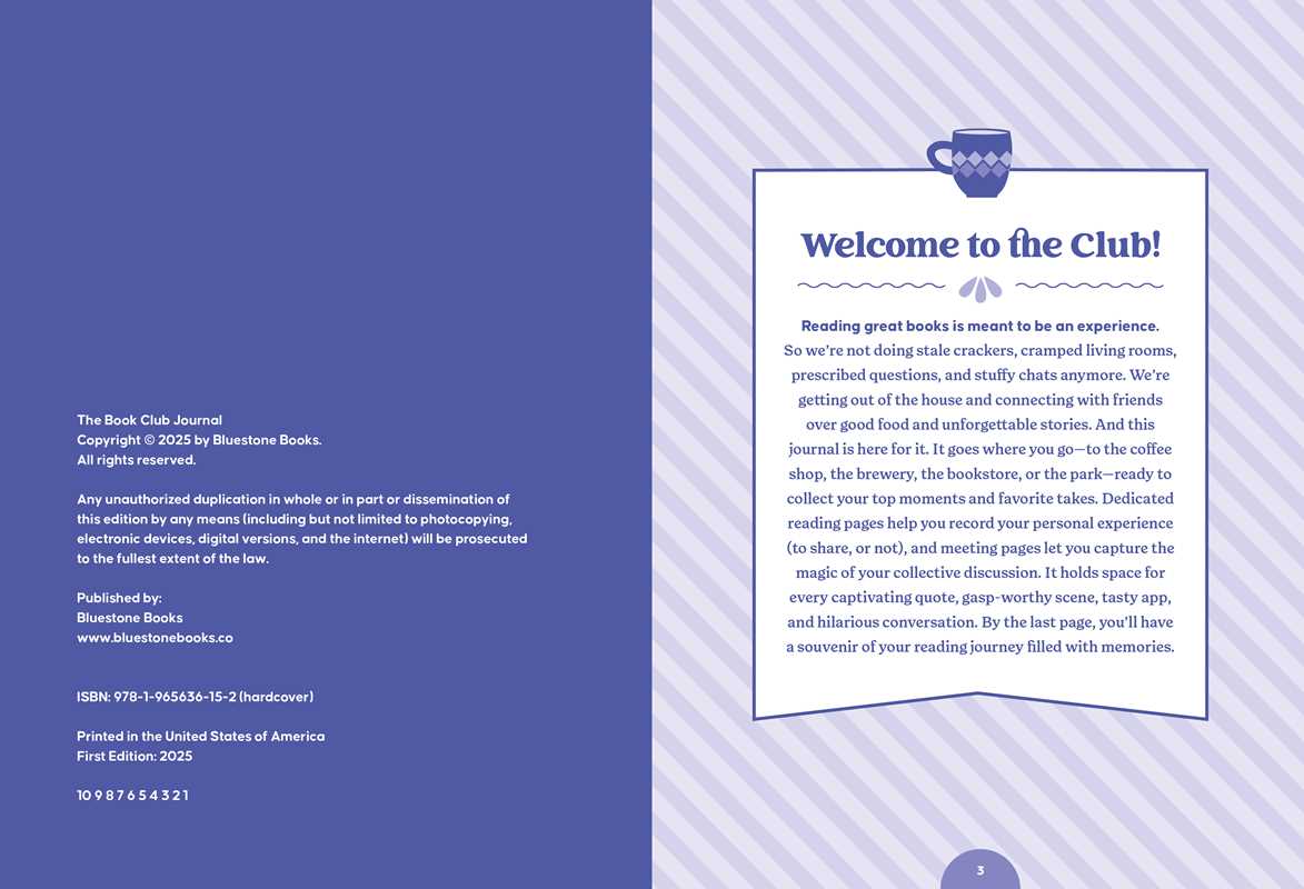 Book Club Journal by Sophie Parker - Blackbird Boutique