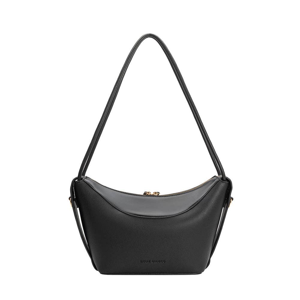 MELIE BIANCO Wesley Black Vegan Shoulder Bag