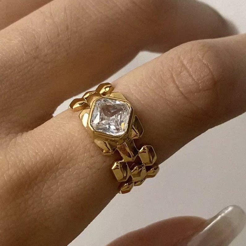 18K STAINLESS STEEL TARNISH FREE  RINGS - Blackbird Boutique
