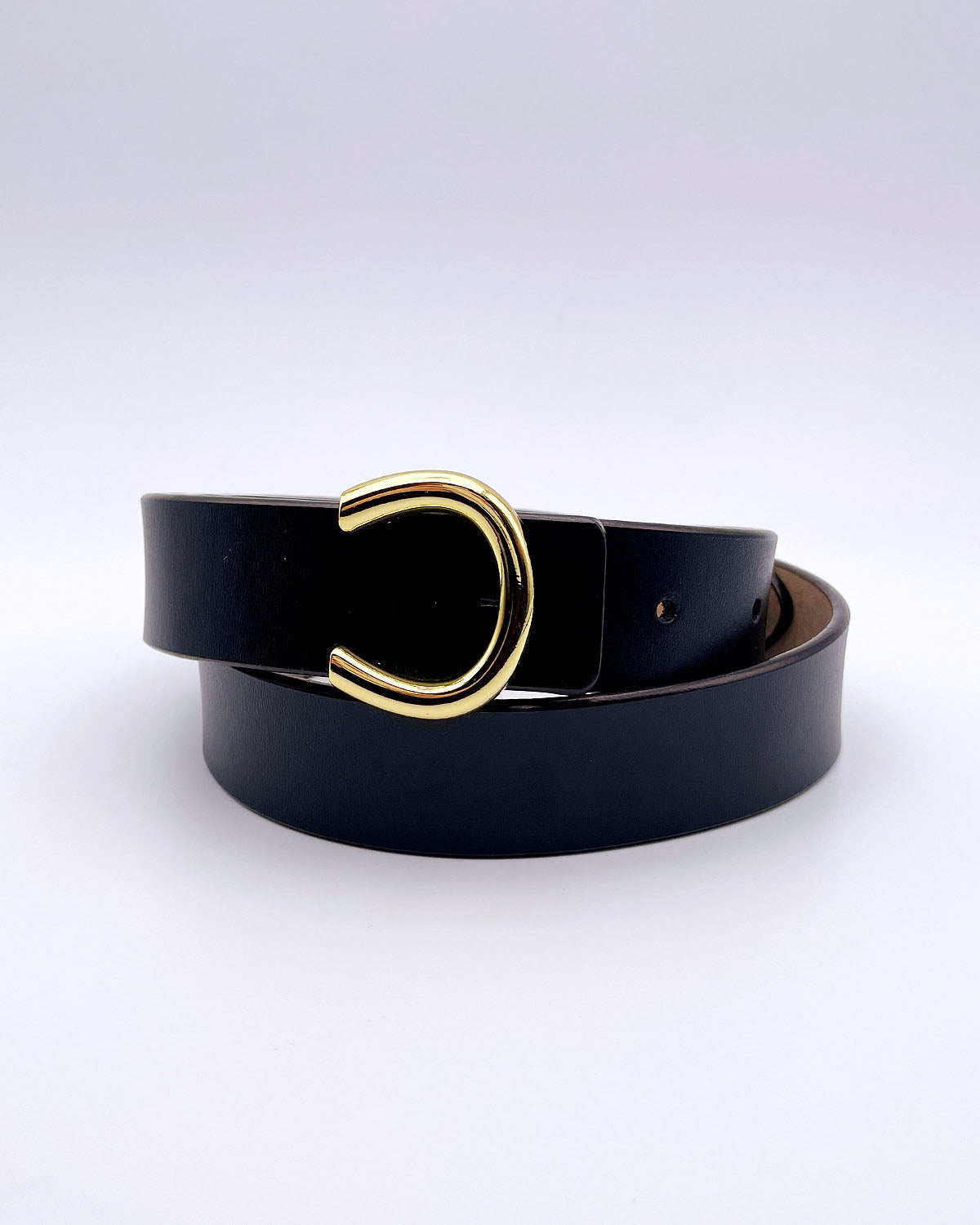 Black Leather Belt - Blackbird Boutique