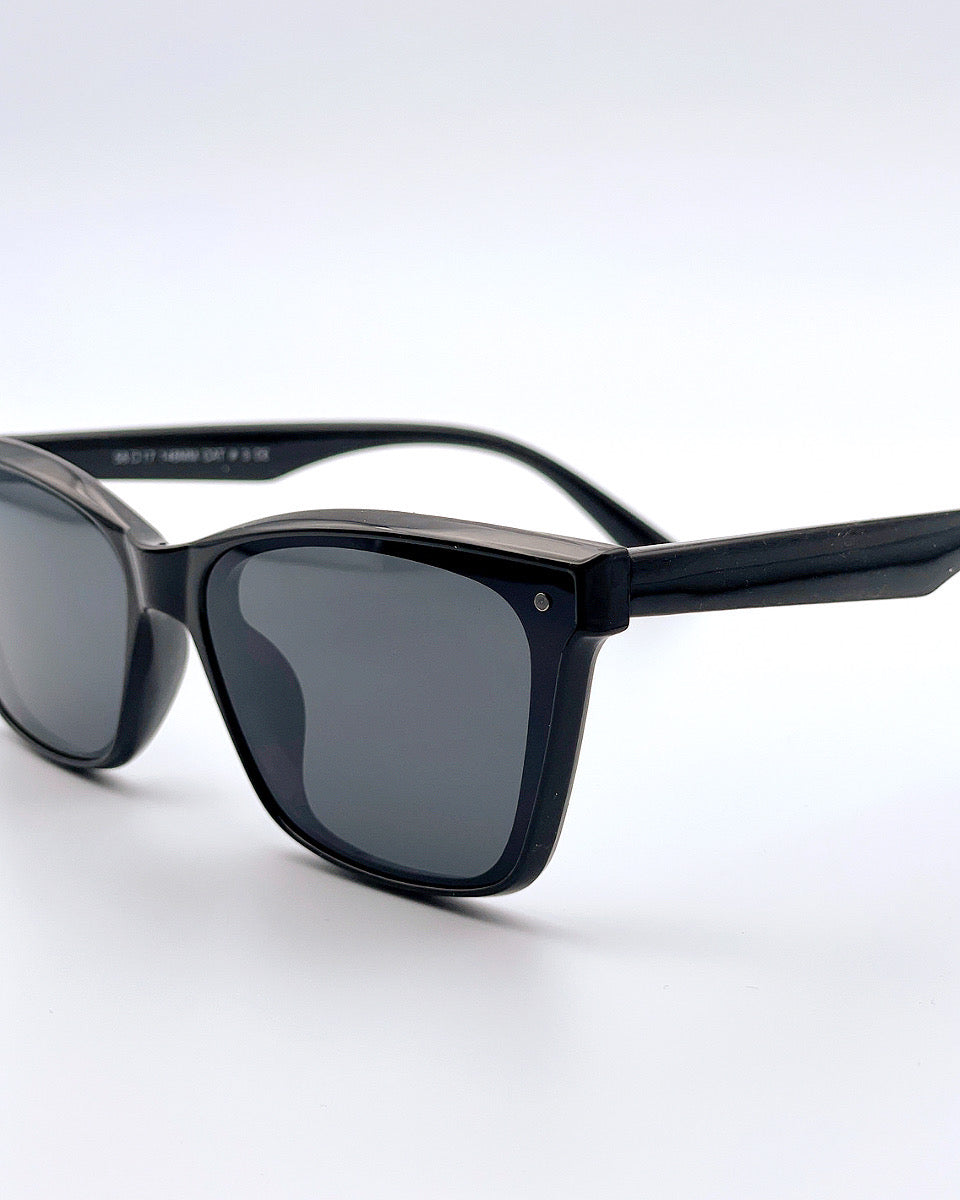 Black Square Frame Sunglasses - Blackbird Boutique