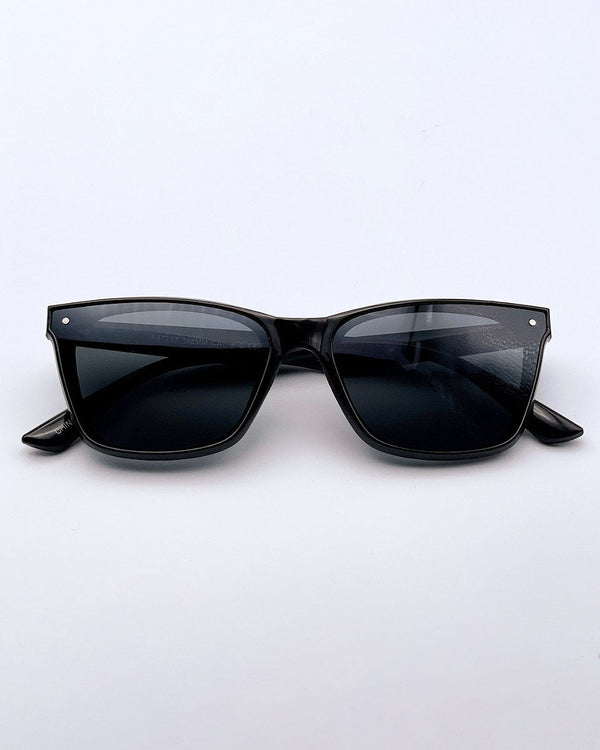 Black Square Frame Sunglasses - Blackbird Boutique