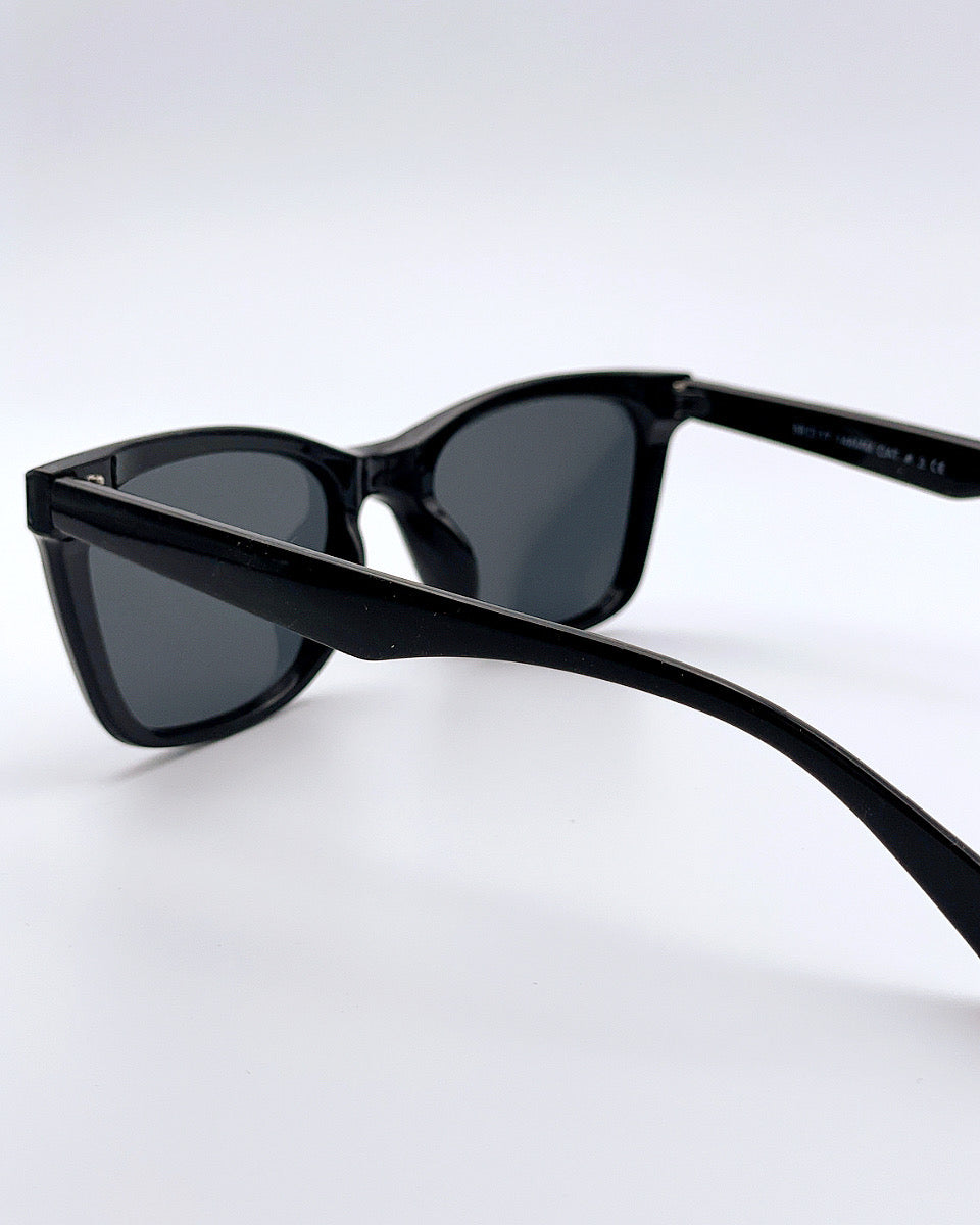 Black Square Frame Sunglasses - Blackbird Boutique