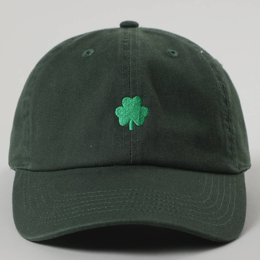 Lucky Clover St. Patrick's Day Embroidered Baseball Cap