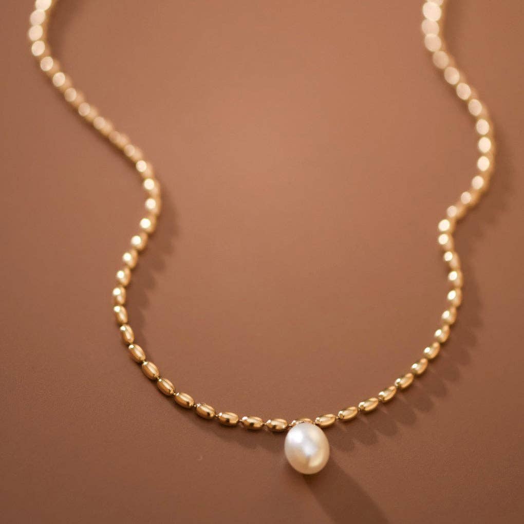 18K Gold PVD Plated Waterproof Stainless Steel Chain Necklace