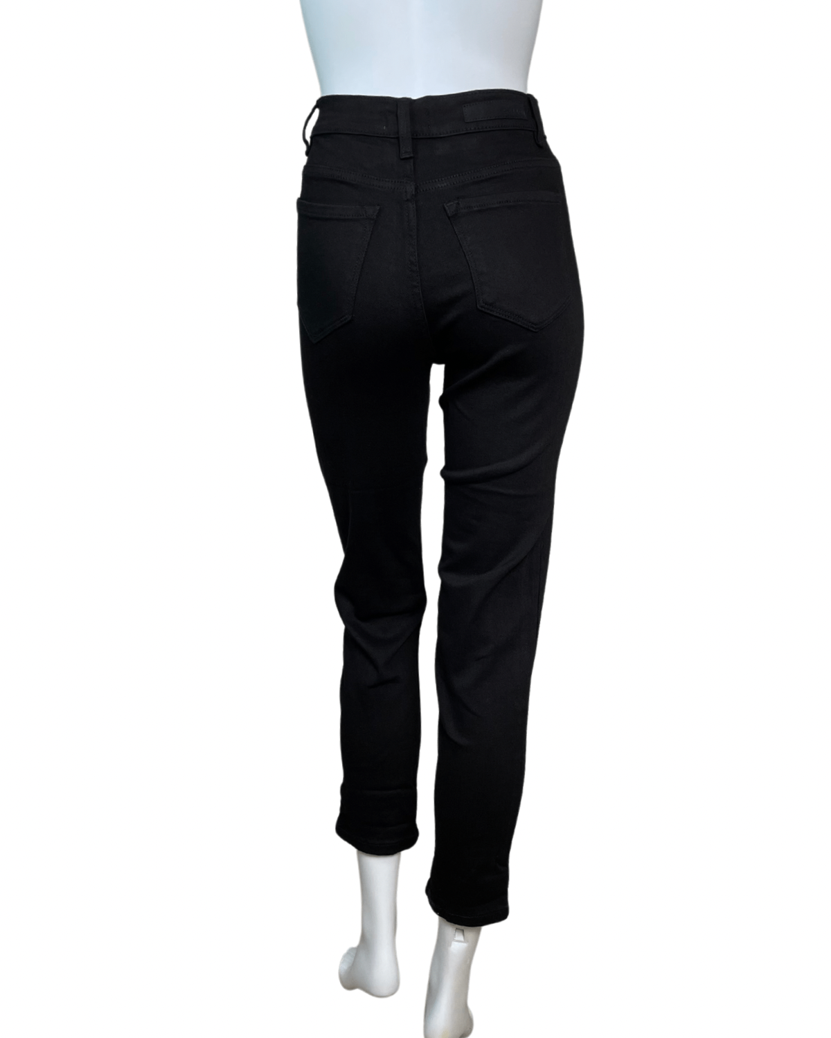 High Rise Mom Jeans in Black - Blackbird Boutique