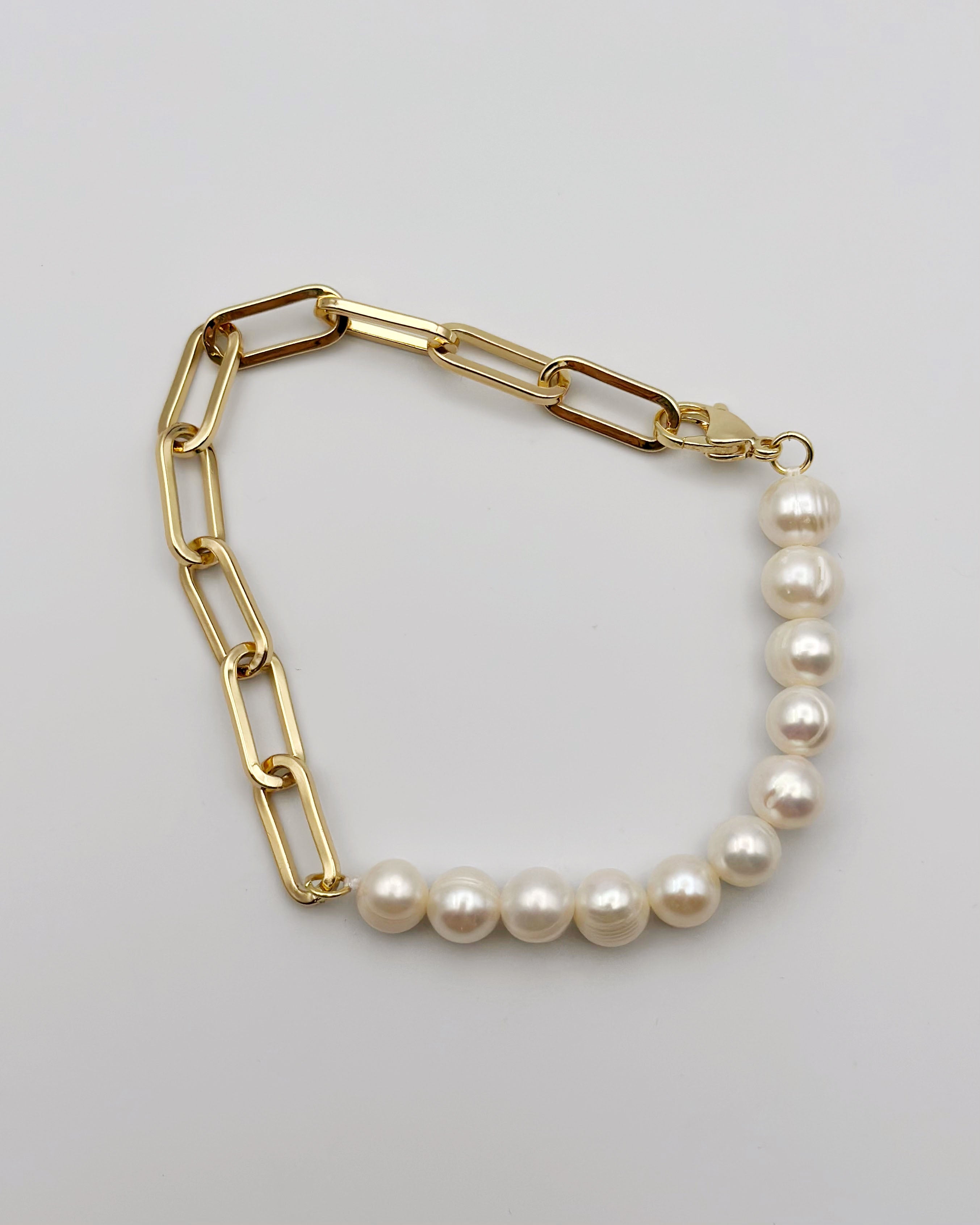 Pearl Chain Bracelet - Blackbird Boutique