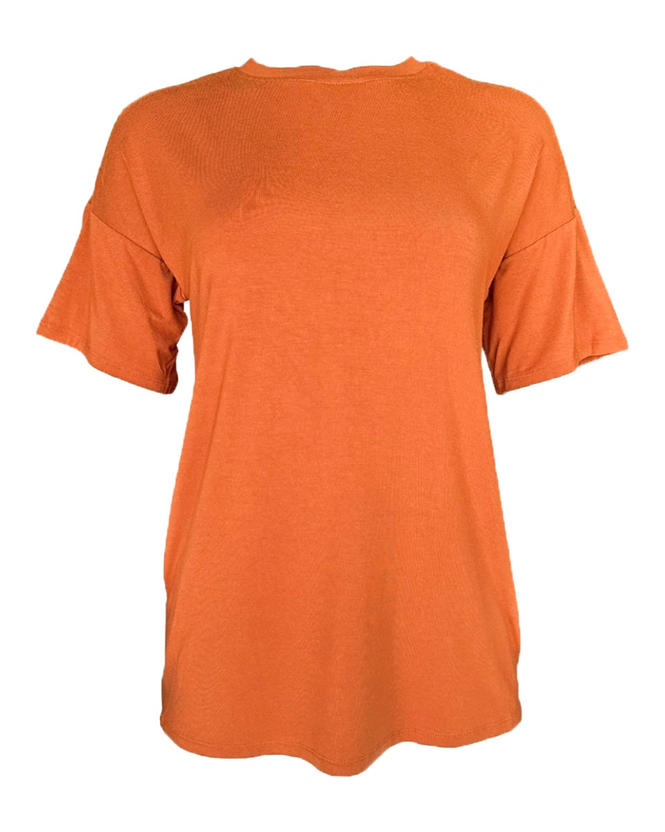 Everyday Short Sleeve Jersey Knit T-Shirt - Blackbird Boutique