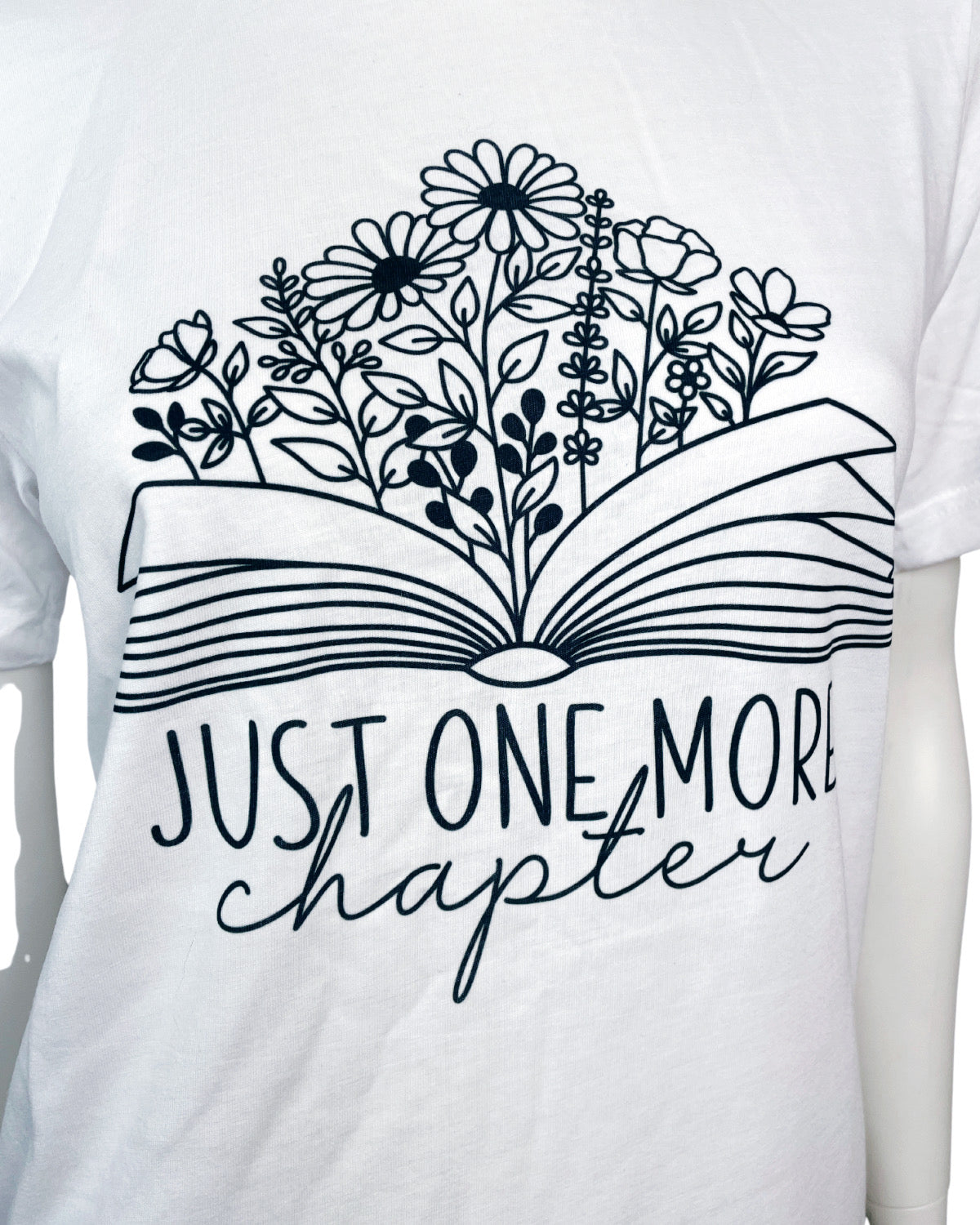Just One More Chapter Graphic Tee - Blackbird Boutique