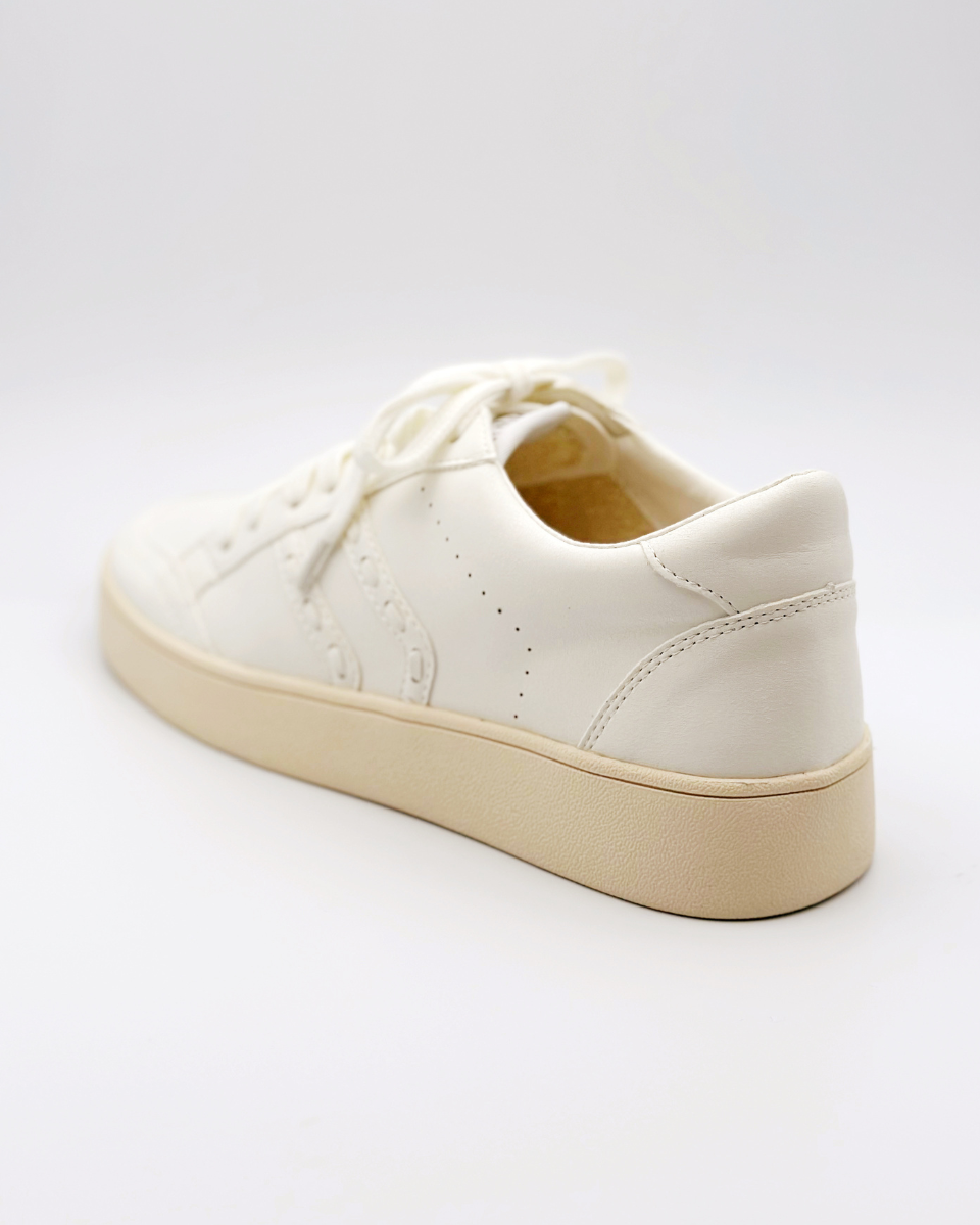 Mara Sneaker - White - Blackbird Boutique