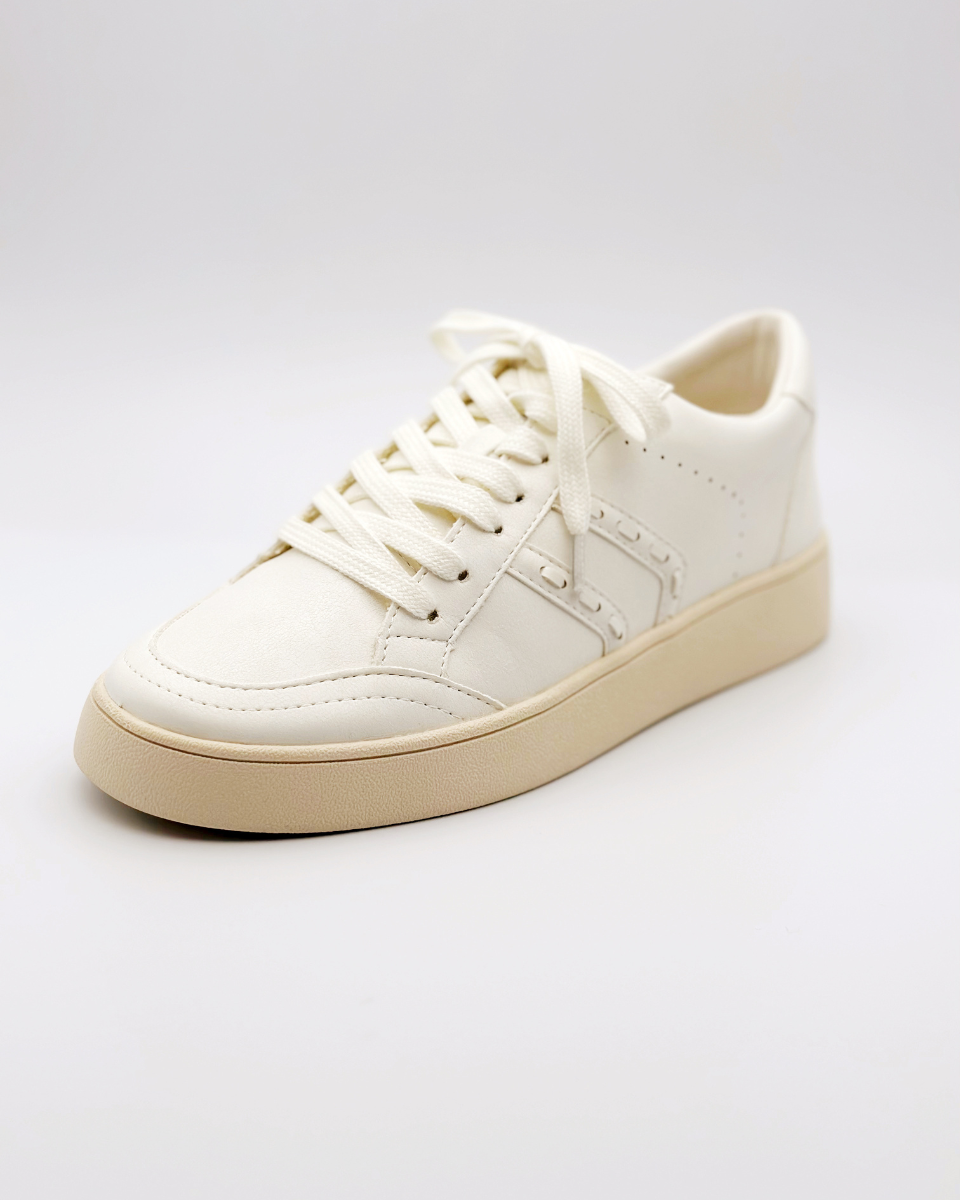 Mara Sneaker - White - Blackbird Boutique